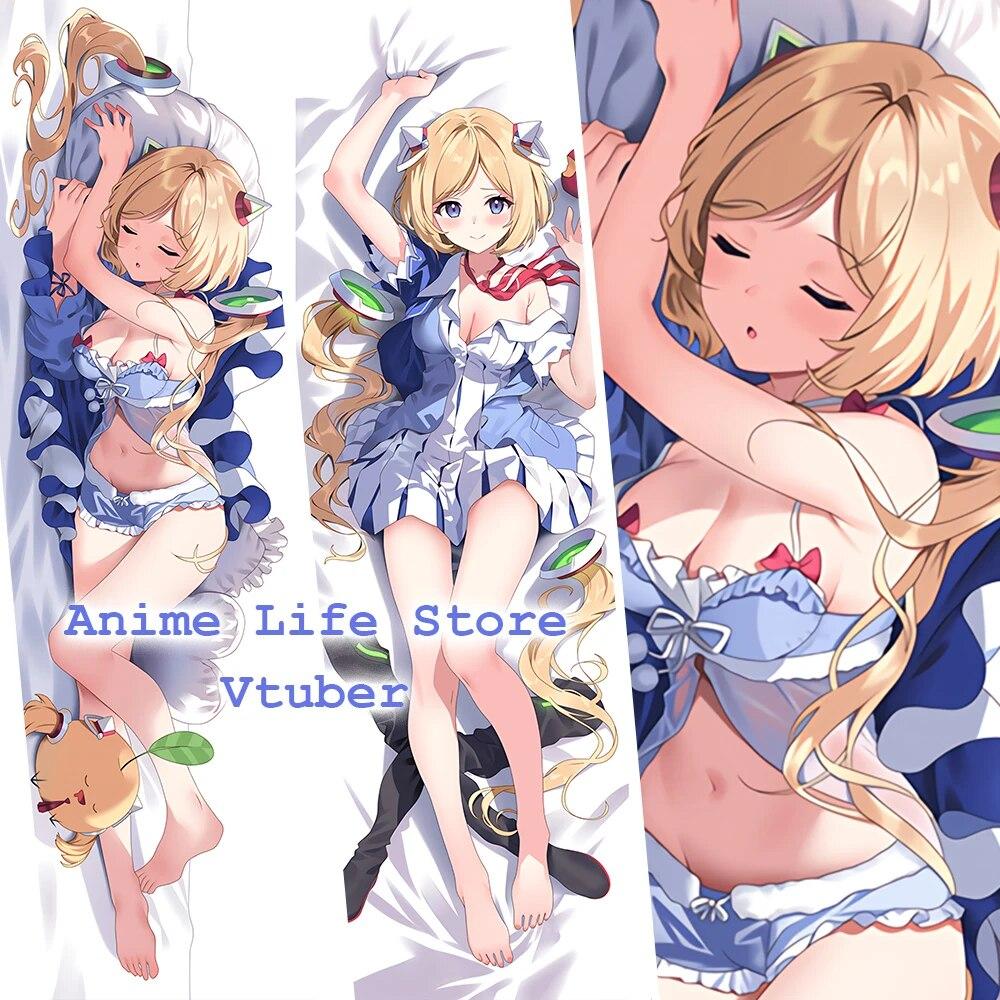 Vtuber Aki Rosenthal наволочка для тела Dakimakura аниме персонаж косплей реквизит обнимающая подушка 2 боковые наволочки подарок отаку