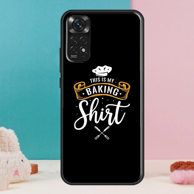 Чехол для выпечки, кулинарии, шеф-повара для Xiaomi Redmi Note 14 12 11 9 10 13 Pro 9S 10S 11S 12S Redmi 13C 10C 12C 14C