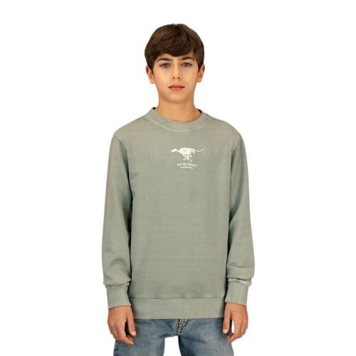 G-Star Boys Graphic Print Crew Neck Sweatshirt