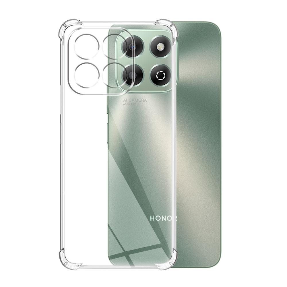 Для Honor X6b 2024 6.56" JDY-LX1 Чехол Прозрачный Противоударный Силиконовый Мягкий Чехол для Телефона Для Honor X6A WDY-LX1 Защитная Задняя Крышка