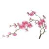 Cherry Blossom Iron-On Patch Blossom Plum Applique Patch Embroidered Flower Vines DIY Trim for Jeans Garment Women Clothing Jacket Backpack