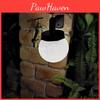 Modern Outdoor Led Wall Light Glass Stainless Steel Globe Design Ip44 Certified