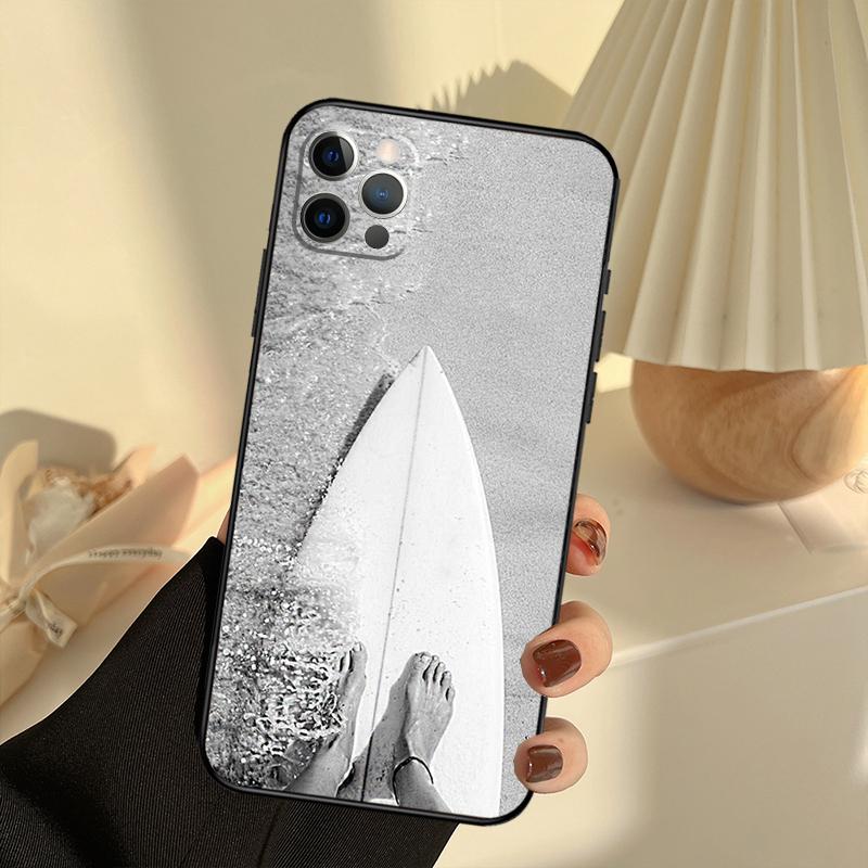 Чехол для iPhone 11 12 13 14 15 16 Pro Max в стиле серфинга, Чехол для iPhone 13 12 Mini XR X XS Max Plus