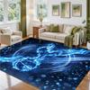 Tottenham Hotspur Design Crystal Velvet Rug Soft Decorative Mat for Bedroom Entrance