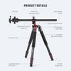 NEEWER Camera Tripod Aluminum Center Type QR Horizontal Overhead Camera Overhead Suitable for DSLR Load Capacity 15kg Monopod, 200cm, Alloy,