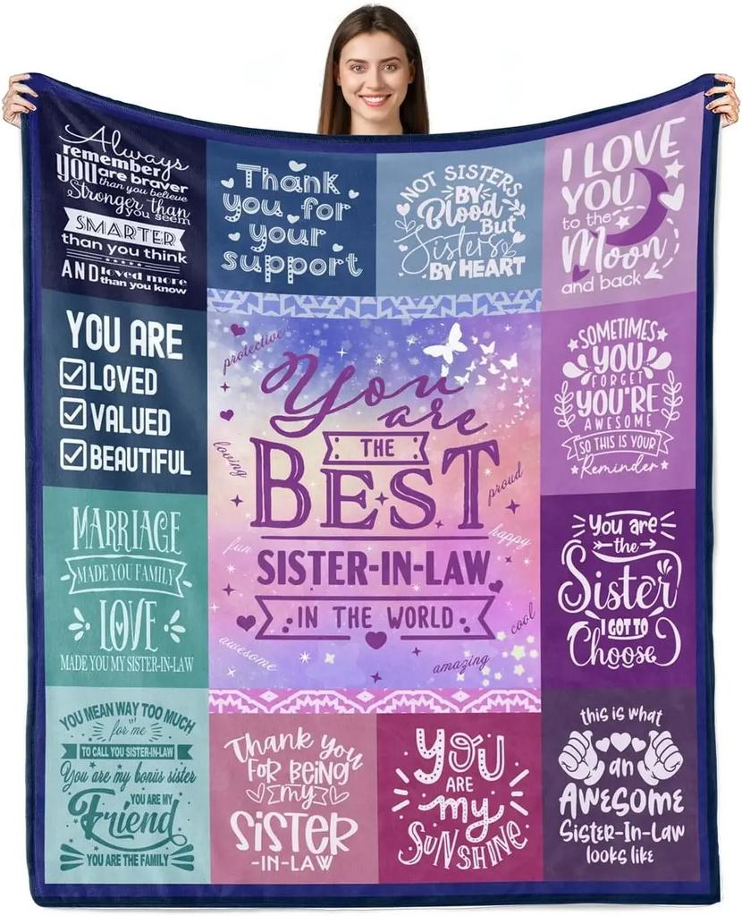 Cozy Soft Throw Blanket Perfect Gift for Best Friends Birthday Home Textile