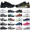 2024 Fashion Max Trend Tn Plus Running Shoes Mens White Black Atlanta Hyper Blue Pink Green Womens Breathable Sneaker Trainer Outdoor Shoes Size 36-46