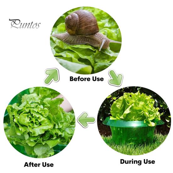 101520pcs Planter Slug Garden Cloches Collars Weatherresistant Reusable Snail Defense Plant Cover Protectors
