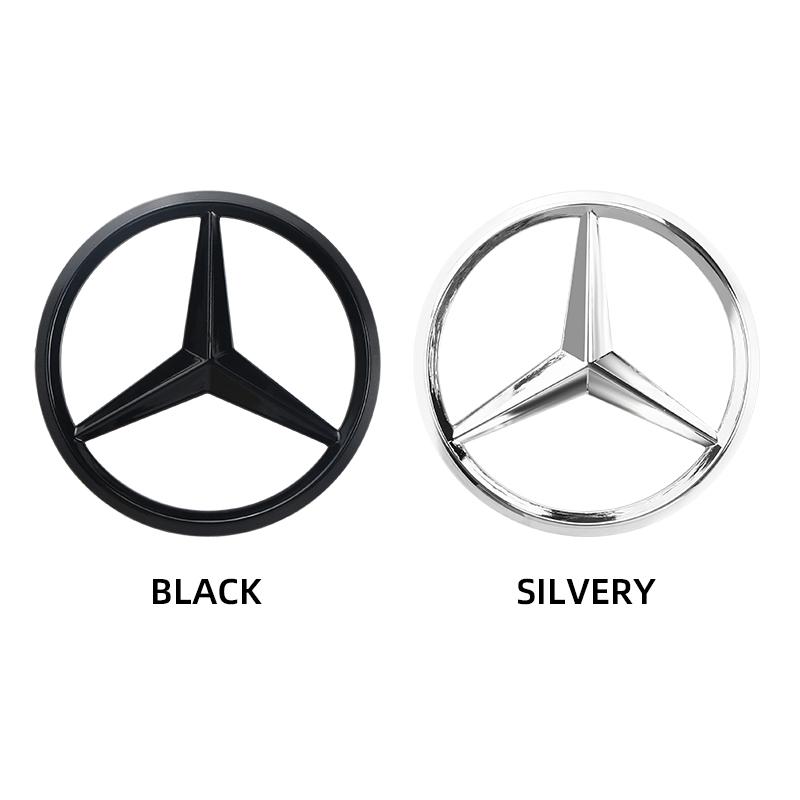 CRI11PCS 7cm Car Engine Emblem Hood Engine Decal Car Ornaments for Mercedes Benz