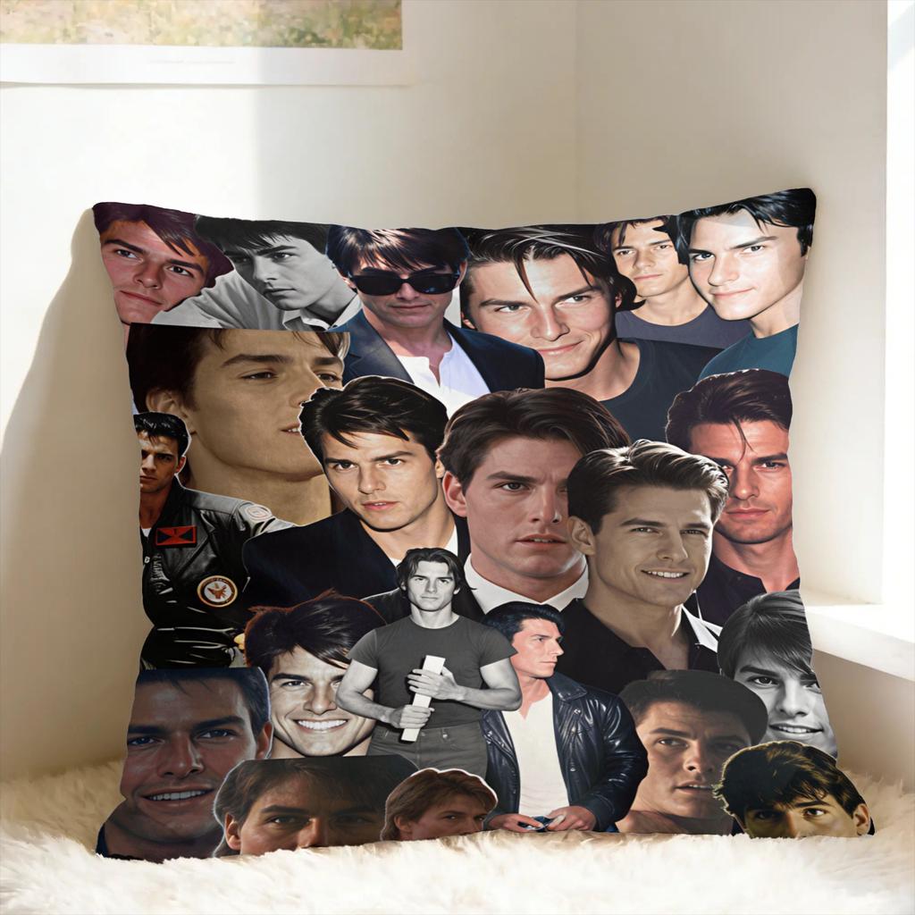 Tom C-Cruises Actor Pillowcases Morden Pillow Case For Sofa Bedroom Home Decor Design Pillow Cover
