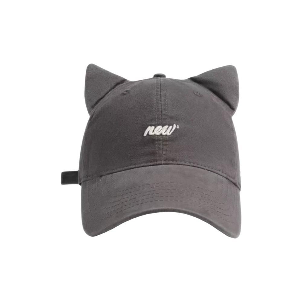 Wide Brim Baseball Cap Embroidered Peaked Cap Casual Wide Brim Visor