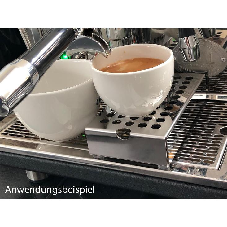 YOLOYO Поддон для капель кофе, Подставка-подъемник для эспрессо-чашки, Держатель-подъемник для эспрессо-кружки из высококачественной нержавеющей стали для эспрессо-машин, Высота 40 мм