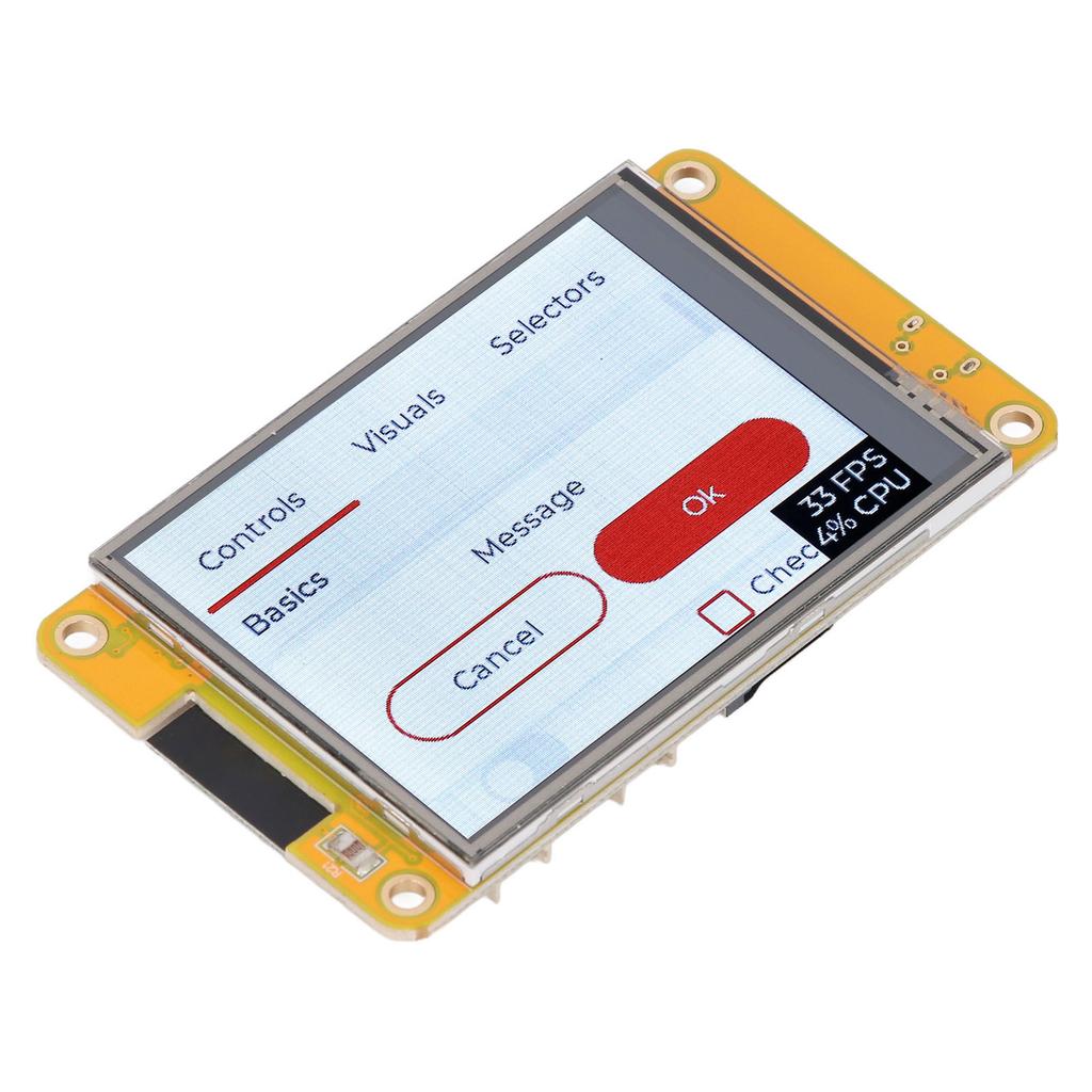 32 Development Board with 2.8 Inch , 240MHz Double CPU Wireless Fidelity Module, Smart Display Development Board