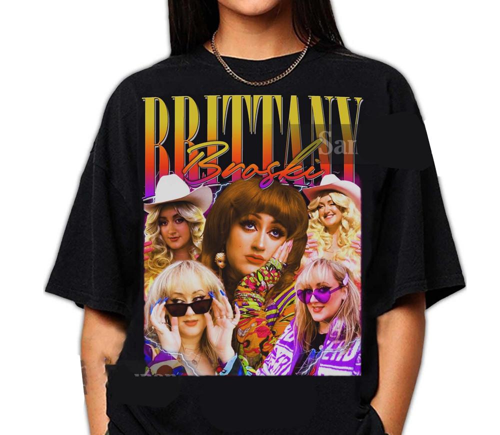 Новая футболка Brittany Broski с коротким рукавом, унисекс, размеры от S до 5XL, MM1041, Унисекс футболка