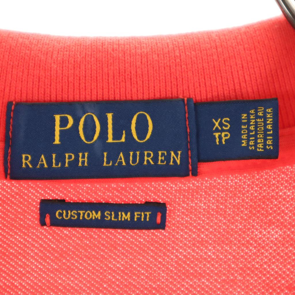 Polo Ralph Lauren Поло с коротким рукавом Custom slim fit XS Красная серия Мужское Б/У