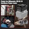 Адаптер батареи MIL28MIL для литий-ионных аккумуляторов Milwaukee M28 V28, преобразующий в питание для электроинструментов Milwaukee M-18 18V
