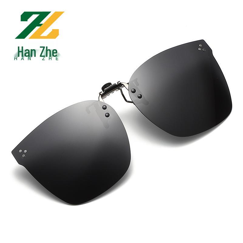 Поляризованные солнцезащитные очки-клипсы для вождения - Модные очки ночного видения для мужчин и женщин