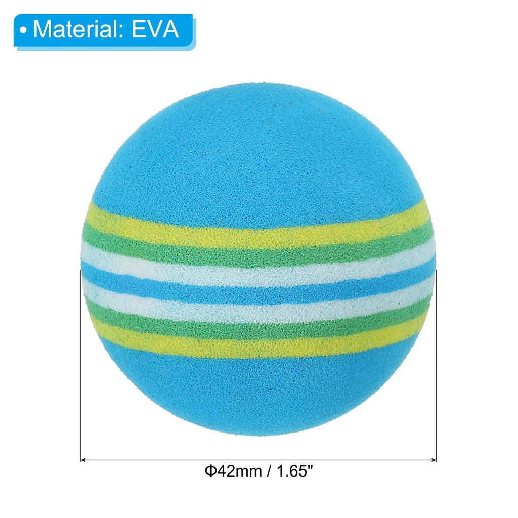 Мячи для гольфа PATIKIL Foam Practice 12 шт. EVA 42 мм, реалистичные, с ограниченным полетом, для практики полета, замаха, для занятий на заднем дворе, в помещении, на открытом воздухе, синие