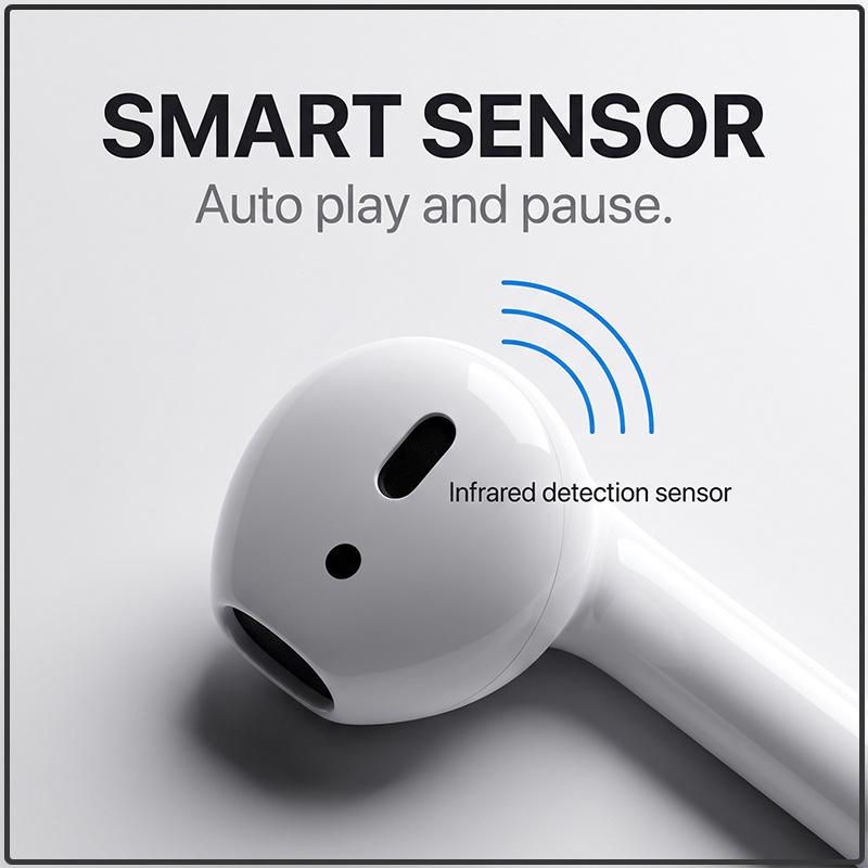Наушники-вкладыши TWS Bluetooth 5.3 второго поколения, True Wireless, полувкладыши, мгновенное сопряжение, долгий срок службы батареи, низкая задержка 0,05 с для видеоигр