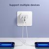 40W USB C Charger Quick Charge QC 3.0 Dual PD Charger Type C Fast Charger Adapter For iPhone Xiaomi Samsung Huawei Phone