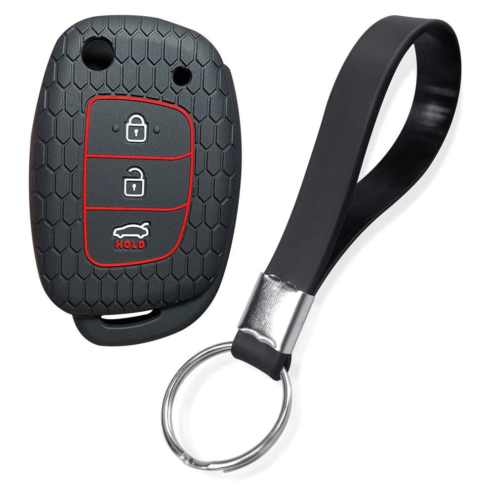 Силиконовые Чехлы на Ключи для Hyundai Tucson Creta Accent Solaris I20 Ix45 I40 Ix35 I30 I10 Kona Elantra Ioniq Чехол на Выкидной Ключ