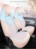 Chery QQ Ice Cream Themed Full Coverage Seat Cover for All Seasons – Female Car Interior Decoration and Modification