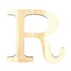 LETTER R - 11.5 CM - WOOD