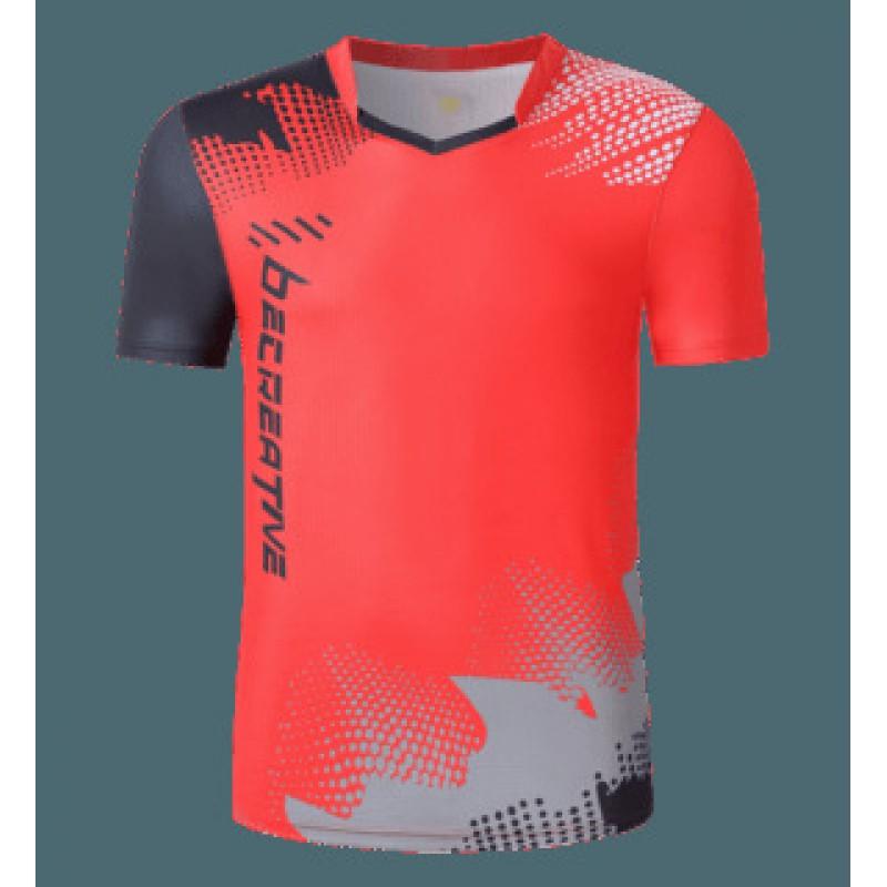 Quick-Dry Breathable Badminton Volleyball T-Shirt Unisex Sportswear Team Jersey Short Sleeve