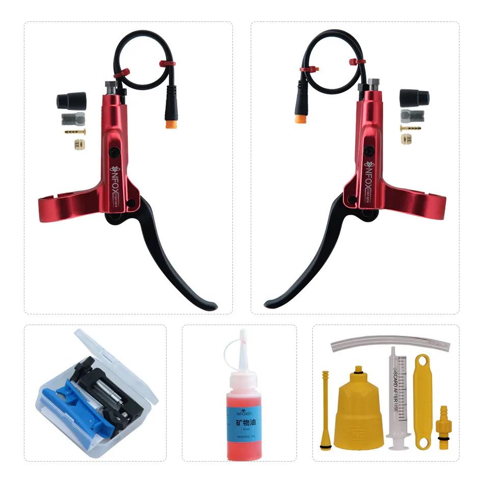 Ручка тормоза с отключением питания 3-контактная для электровелосипеда, электрического велосипеда, мотор Холла, гидравлические тормоза, велосипеды, горный, уличный, аксессуары для велоспорта