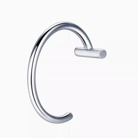 Титановая сталь стикер для пирсинга губы: Трендовое кольцо-имитация пирсинга для мужчин и женщин - Крутой дискотечный ювелирный аксессуар