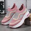 Shoes Women's Platform Casual Style Women's Shoes Increase Shoes Spring New Breathable Flying Woven Shoes