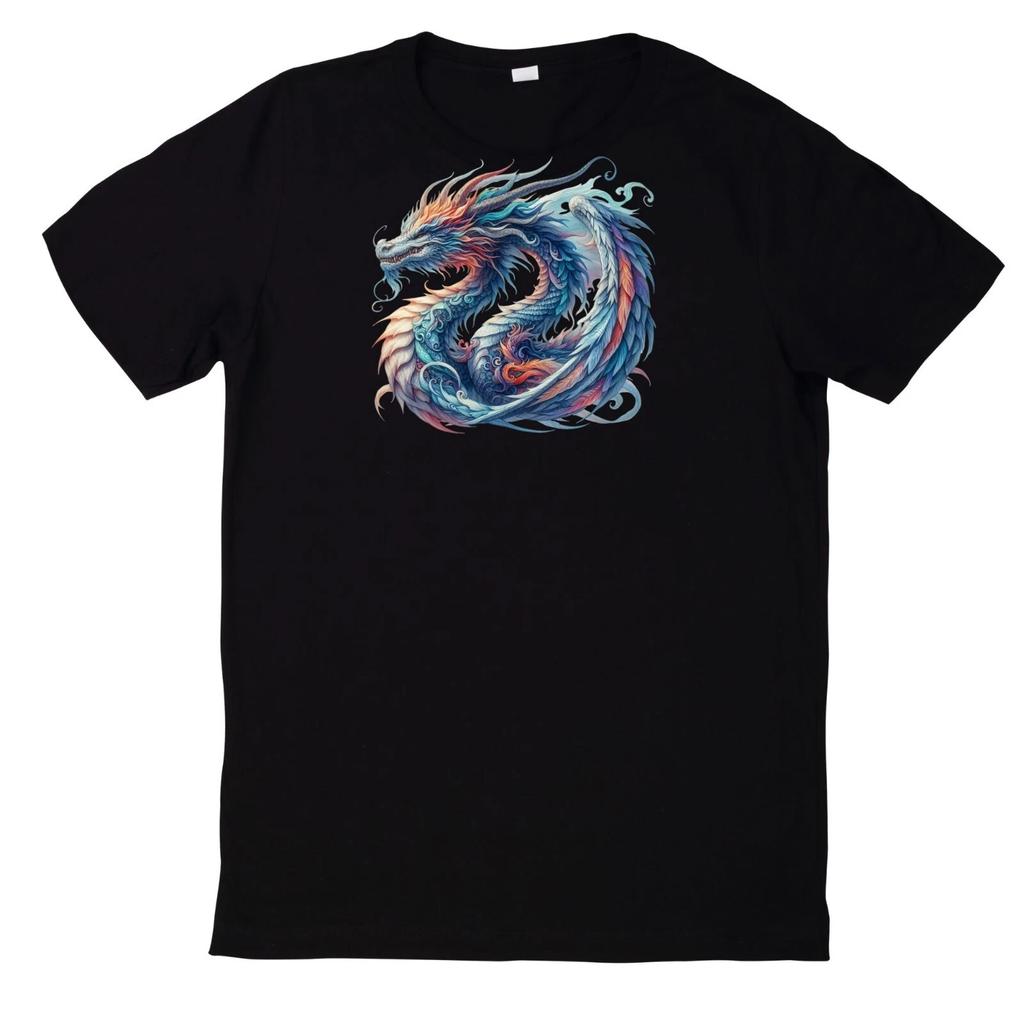 T-Shirt Fantasy Drachen Magischer Drache Motiv Baumwolle