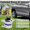 1200W Permanent Magnet AC Generator, 12V-14V Pure Copper Motor for Agricultural Vehicles, Tractors, Battery Charging & LED Light