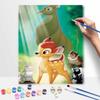 Disney Набор для масляной живописи с олененком Бэмби, лесной пейзаж, цифровое искусство, ручная работа, DIY, украшения для дома и комнаты