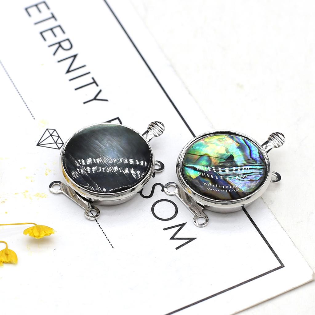 Ожерелье с подвеской в ​​виде ракушки из натурального морского ушка, ювелирные изделия с пряжкой, колье-колье круглой формы, модные элегантные идеи подарков, ювелирные изделия