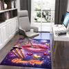 1PC Custom Name Cosmetic Glitter Fantasy Theme Floor Mat Ideal for Living Room, Game Rooms, Office, Bedroom,Floor Mat Playful Design