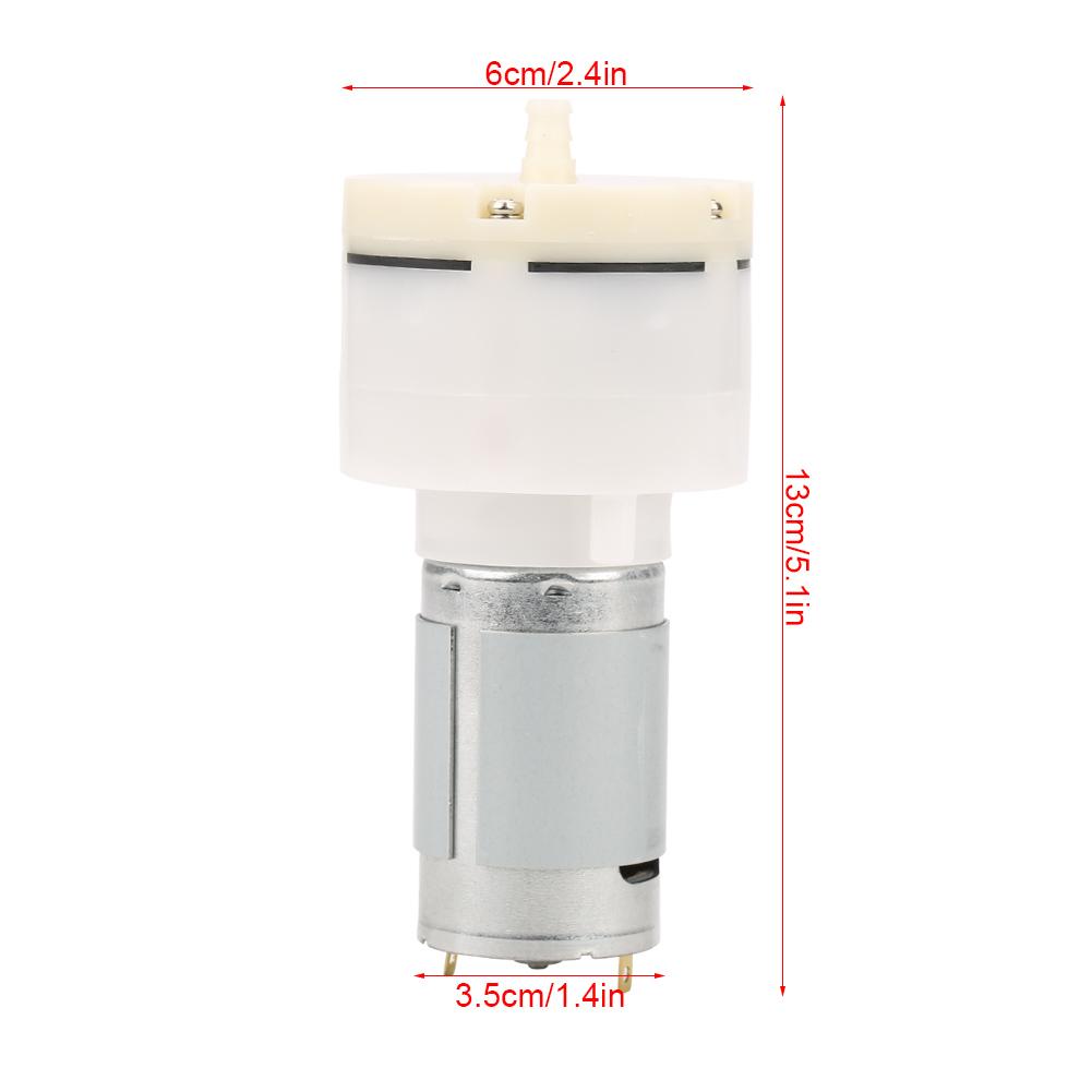DC 12V Mini Small Low Noise Short Filling Time Air Vacuum Suction Pump