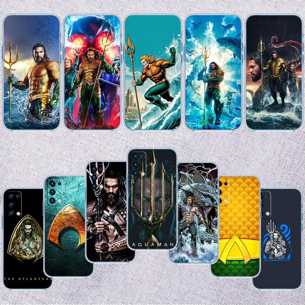 Aquaman Transparent Phone Case for Motorola Moto G7 G8 G9 G84 G85 G73 G24 G15 Z2 Play Power Plus