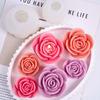 3D Rose Flower Shape Silicone Candle Mold DIY Aromath Soap Candles Molds Chocolate Baking Making Valentine's Day Craft Gifts