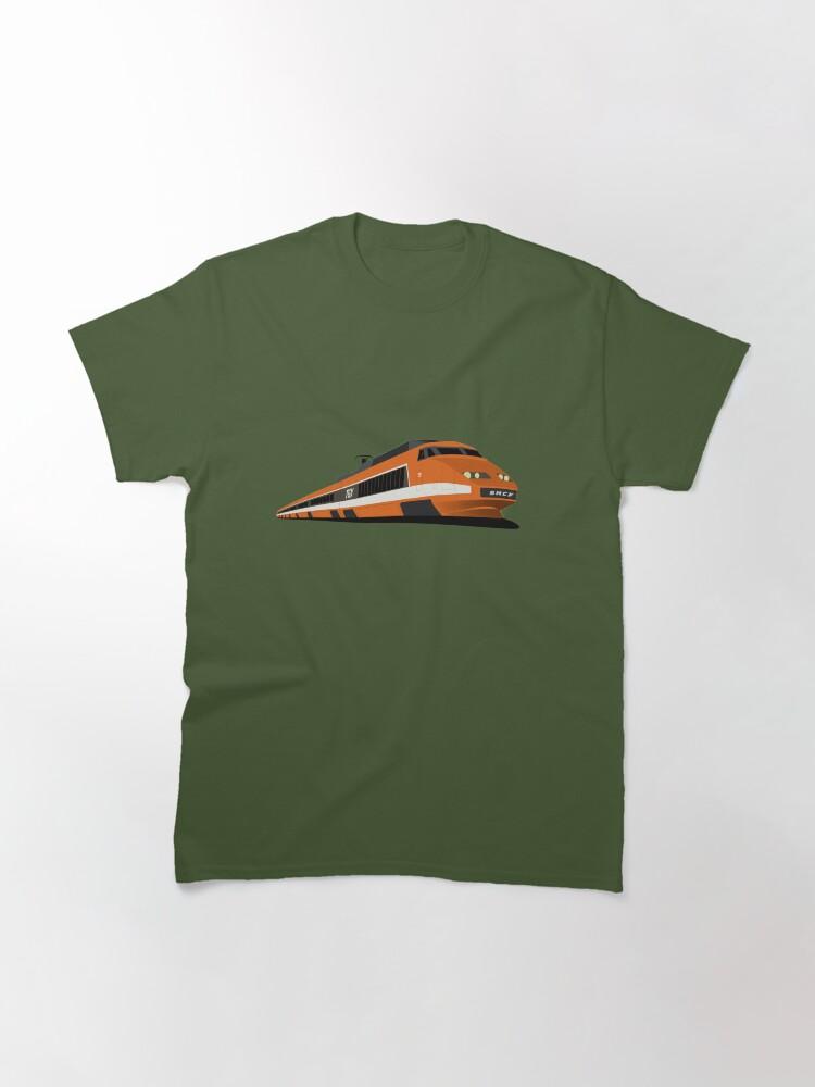 Speed TGV Orange High-Speed Train, SNCF TGV Sud-Est Classic T-Shirt