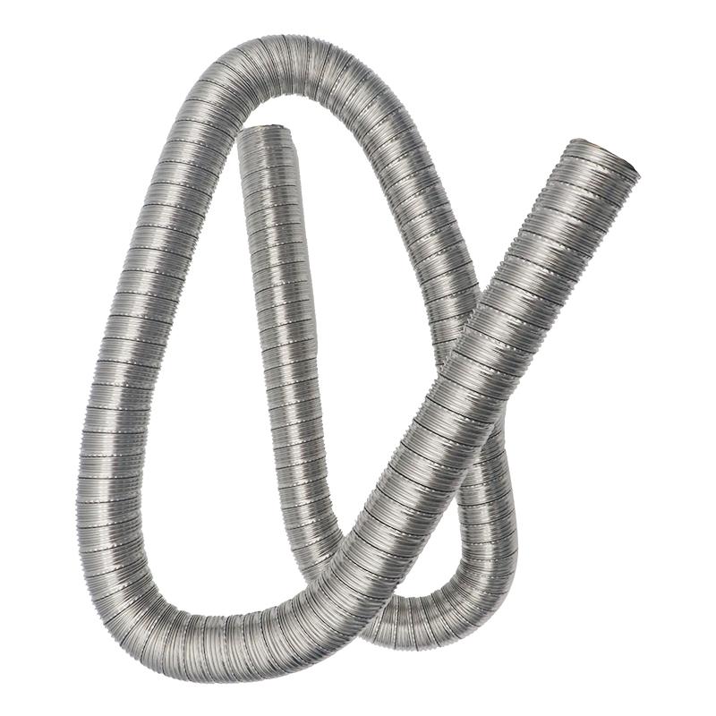 32mm 60/100/150cm Air Diesel Parking Heater Stainless Steel Exhaust Pipe Double-layer Exhaust Pipe Without Cap + 2 Clamps for Webasto Heater