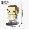 MOOXI Серия Моделей BrickHeadsed Набор MOC Кирпичи Модель Фигурки Действия Взрослые Конструкторы Детские Образовательные Игрушки Для Детей Подарок