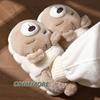 Couples Women Winter New Home Slippers Cute Cartoon Non Slip Warm Plush Men Bedroom Indoor Home Floor Furry Shoes Christmas Gift