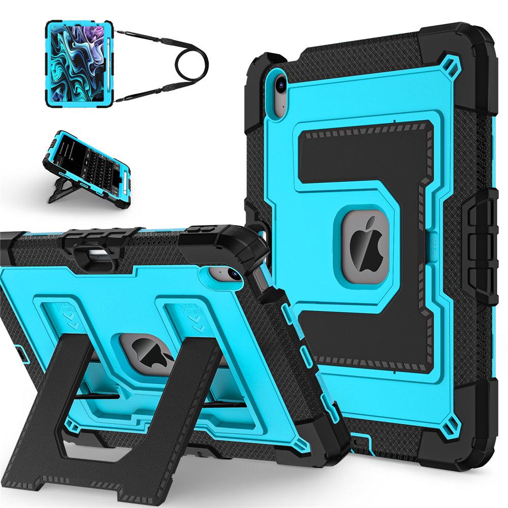 Armor Stand Case For iPad Air 11 M2 M3 2025 2025 Gen Heavy Duty Rugged Protection Cover With Strap Pen Slot
