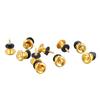 10 Pcs Guitar Strap Lock Button Mushroom Style Adjustable Universal Strap Lock Pin for Ukulele Bass