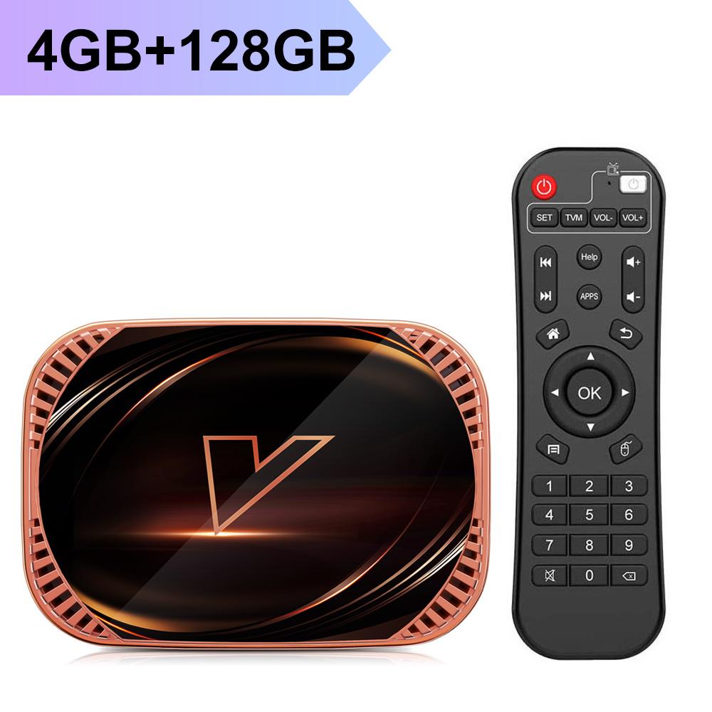 8K Smart TV Box VONTAR X4 Android 11.0 S905X4 Set Top Box 1000M Dual Wifi 4K 60fps AV1 Media Player