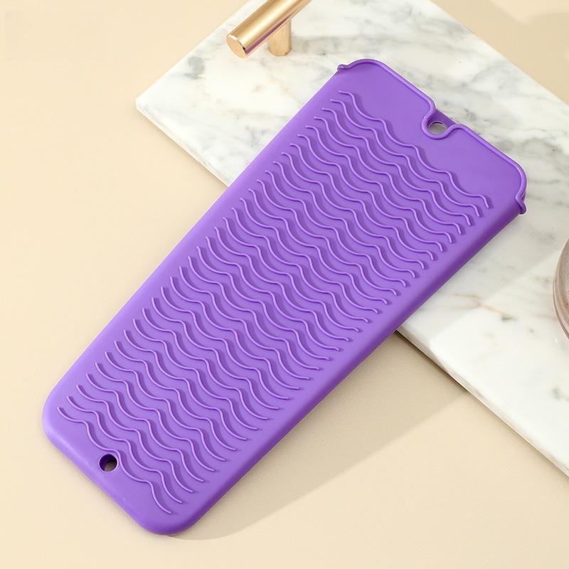 1 шт. Силиконовый чехол для термоизоляции щипцов для завивки, Жаростойкий инструмент, Нескользящий, Портативная сумка для хранения