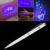 Colorless Highlighter Invisible Ink Pen Luminous Light Pen 2 In1 Ballpoint Pens Magic Spy Pen