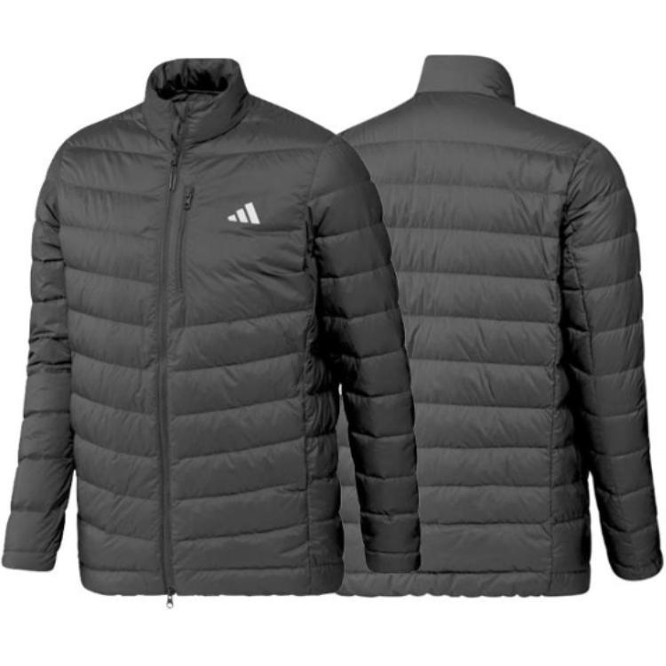 adidas Мужские пуховики Черные С воротником-стойкой Умеренные Другие HZ6061
