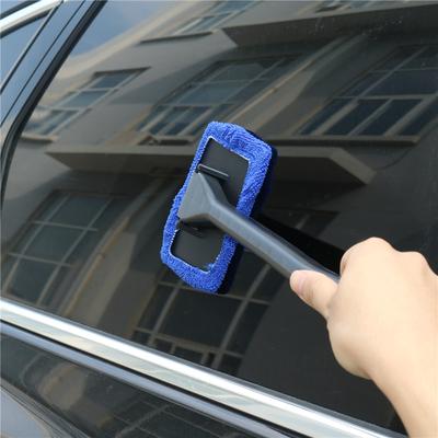 Автомобильная щетка для зеркала заднего вида с длинной ручкой, подвижная щетка для чистки корпуса, хлопковая щетка для чистки автомобиля, тканевая щетка 1/10 шт.